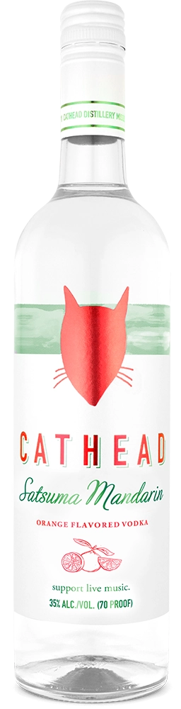Cathead Satsuma Mandarin Vodka 750ml bottle