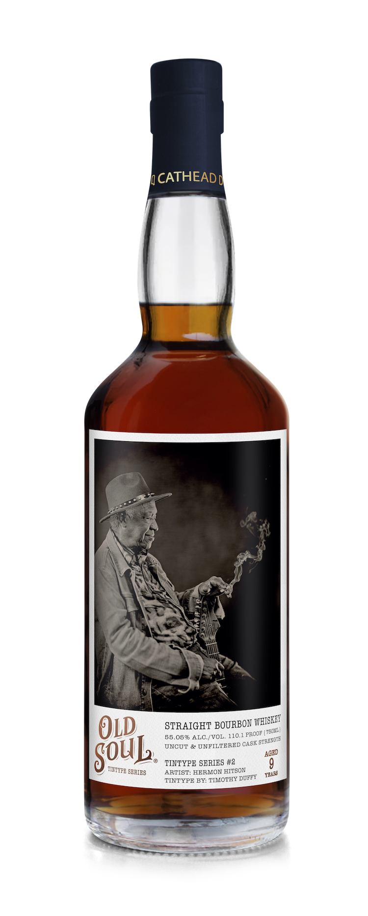 Bottle of Old Soul Bourbon Tintype #2